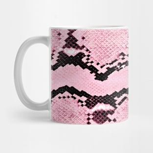 Pink Snake Skin Pattern Mug